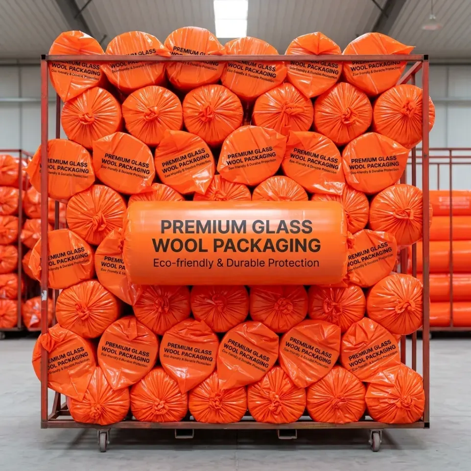 Glass Wool Blanket Packaging（orange-red）