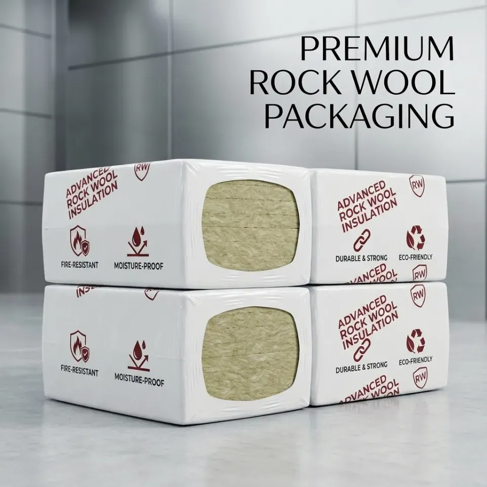 White Film Packaging for Rockwool Boards